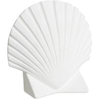 Boekensteun Schelp - off-white - 16x16x5 cm - Leen Bakker