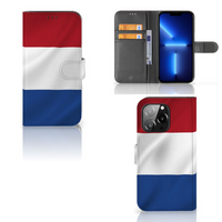 iPhone 13 Pro Bookstyle Case Nederlandse Vlag