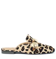 Babouche LARA leopard muiltjes Leer Dames