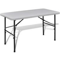 Klaptafel voor buiten 122 cm HDPE wit Klaptafel voor buiten 122 cm HDPE wit