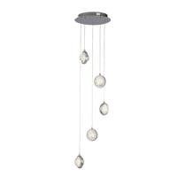 Searchlight HanglampQuartz vide 5-lichts chroom - 28701-5CC