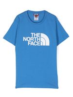 The North Face Kids t-shirt en coton à logo imprimé - Bleu