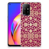 Siliconen Hoesje OPPO A94 5G | Reno5 Z Barok Pink