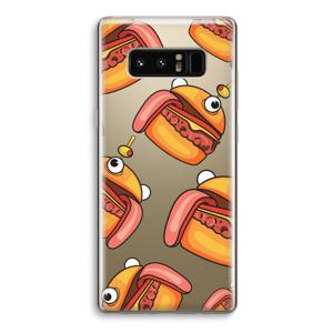 Hamburger: Samsung Galaxy Note 8 Transparant Hoesje