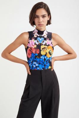 Gebloemde body M. Christian Lacroix - BLACK - XL