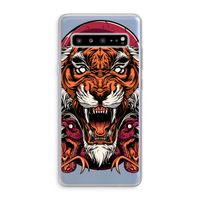 Tiger and Rattlesnakes: Samsung Galaxy S10 5G Transparant Hoesje