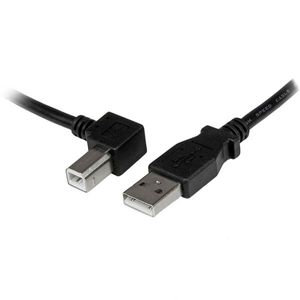 StarTech.com 1 m USB 2.0 A naar linkshoekige B-kabel M/M