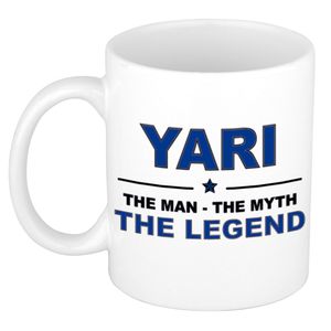 Yari The man, The myth the legend cadeau koffie mok / thee beker 300 ml