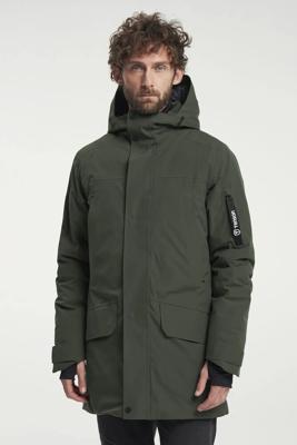 Tenson Vision Parka Jas Heren Sump Oil XL Tenson Vision Parka Jas Heren Sump Oil XL