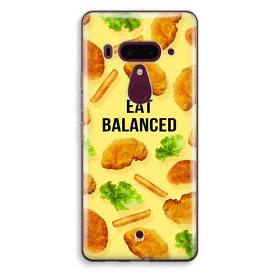Eat Balanced: HTC U12+ Transparant Hoesje