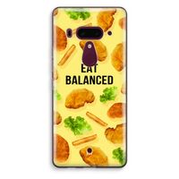 Eat Balanced: HTC U12+ Transparant Hoesje