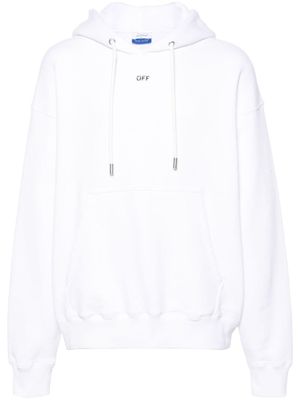 Off-White sweat en coton à logo imprimé - Blanc
