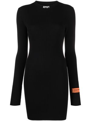 Heron Preston robe à logo imprimé - Noir