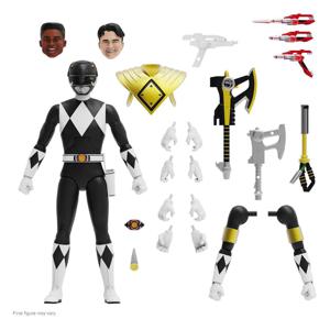 Mighty Morphin Power Rangers Ultimates Action Figure Black Ranger 18 Cm