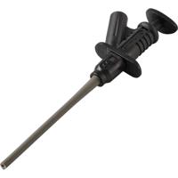 VOLTCRAFT MSK-122 sw Veiligheids-klemtestpunt Steekaansluiting 4 mm CAT II 1000 V Zwart