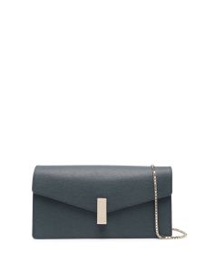 Valextra pochette Iside en cuir - Bleu