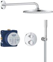 Grohe Precision 310 Mono inbouw regendoucheset met 2 straalsoorten rond Ø31cm chroom