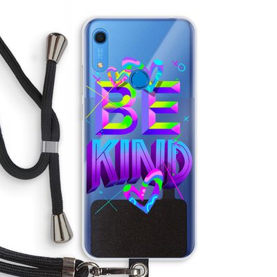 Be Kind: Huawei Y6s Transparant Hoesje met koord