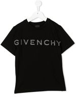 Givenchy Kids t-shirt à patch logo 4G - Noir