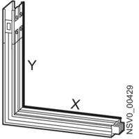 Siemens BVP:261898 Richtingsverandering Koper Lichtgrijs 699 mm² 1250 A 690 V/AC 1 stuk(s)