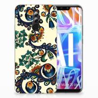 Siliconen Hoesje Huawei Mate 20 Lite Barok Flower Siliconen Hoesje Huawei Mate 20 Lite Barok Flower