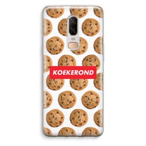 Koekerond: OnePlus 6 Transparant Hoesje