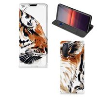 Bookcase Sony Xperia 5 II Watercolor Tiger