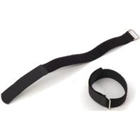 Adam Hall VR4040BLK kabelbinder klittenband 400 x 38 mm zwart