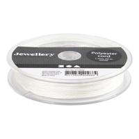 Creativ Company Polyester koord wit, 50m