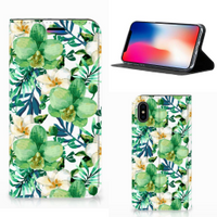 Apple iPhone X | Xs Smart Cover Orchidee Groen - thumbnail