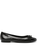 Tory Burch ballerines à bout contrastant - Noir