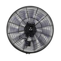 CasaFan AIROS ECO SILENT WALL SW Wandventilator 90 W (Ø) 514 mm Zwart Met afstandsbediening, Timer, Oscillerend, In hoogte verstelbaar