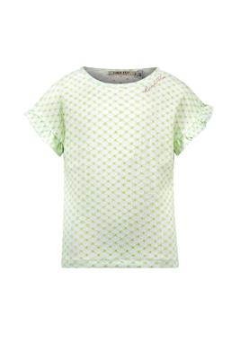 Like Flo Zomer shirt meisjes Mint groen - ruffel mouw - Emile