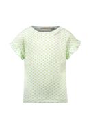 Like Flo Zomer shirt meisjes Mint groen - ruffel mouw - Emile