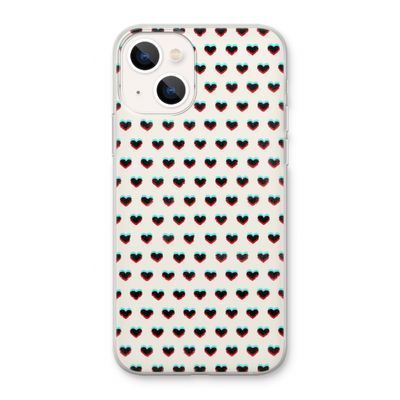 Hartjes: iPhone 13 Transparant Hoesje