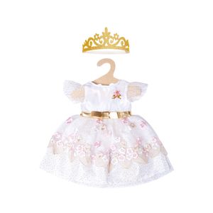 Heless Poppenjurk prinses met kroon, 28-35 cm