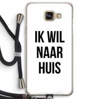 Ik wil naar huis: Samsung Galaxy A5 (2016) Transparant Hoesje met koord