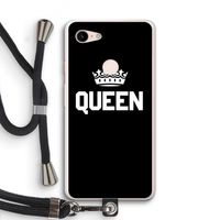 Queen zwart: Pixel 3 XL Transparant Hoesje met koord