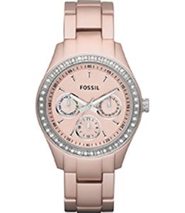 Horlogeband Fossil ES2975 Aluminium Roze 18mm