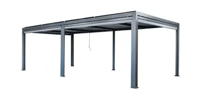 Maranza 720x350x230 cm - Matt royal grey frame