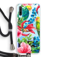 Papegaaien: Huawei P Smart Pro Transparant Hoesje met koord