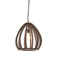 Light & Living - Barsia hanglamp Ø50x54 cm - oranje|bruin