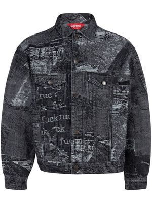 Supreme veste Archive en jean - Noir