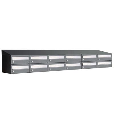 Allux Hive Set 6-Breed, 2-Hoog Met Dak Antraciet - 40030065_6x2d