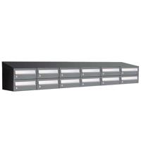 Allux Hive Set 6-Breed, 2-Hoog Met Dak Antraciet - 40030065_6x2d