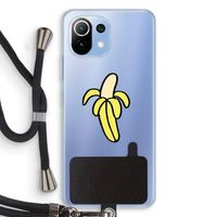 Banana: Xiaomi Mi 11 Lite Transparant Hoesje met koord