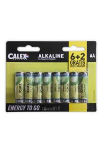 Calex batterijen AA blister 8 stuks