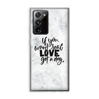 Partner in crime: Samsung Galaxy Note 20 Ultra / Note 20 Ultra 5G Transparant Hoesje