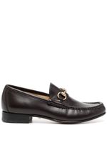 Gucci mocassins à détail de mors - Marron