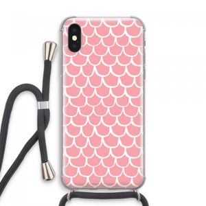 Dakpannetjes: iPhone XS Max Transparant Hoesje met koord